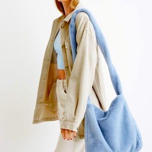 Over-sized Shirt Jacket, H&M, Light Beige